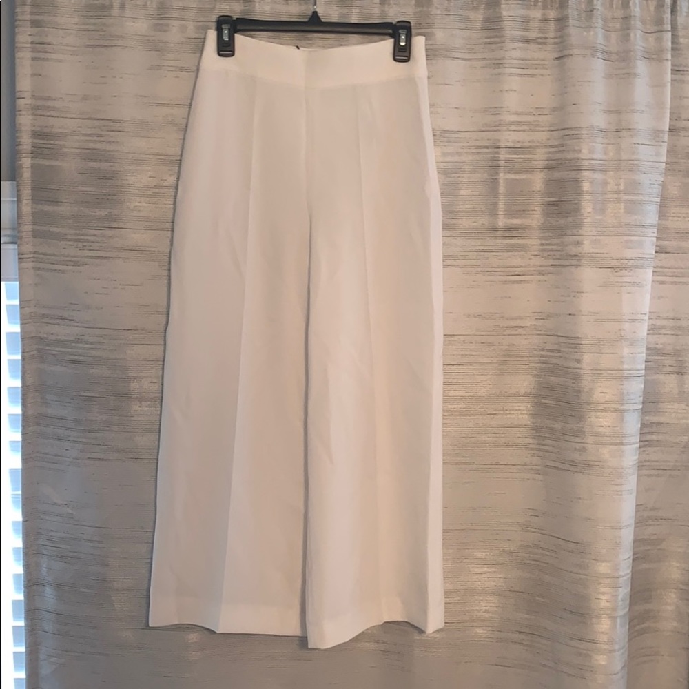 NWT ZARA WHITE CULOTTES